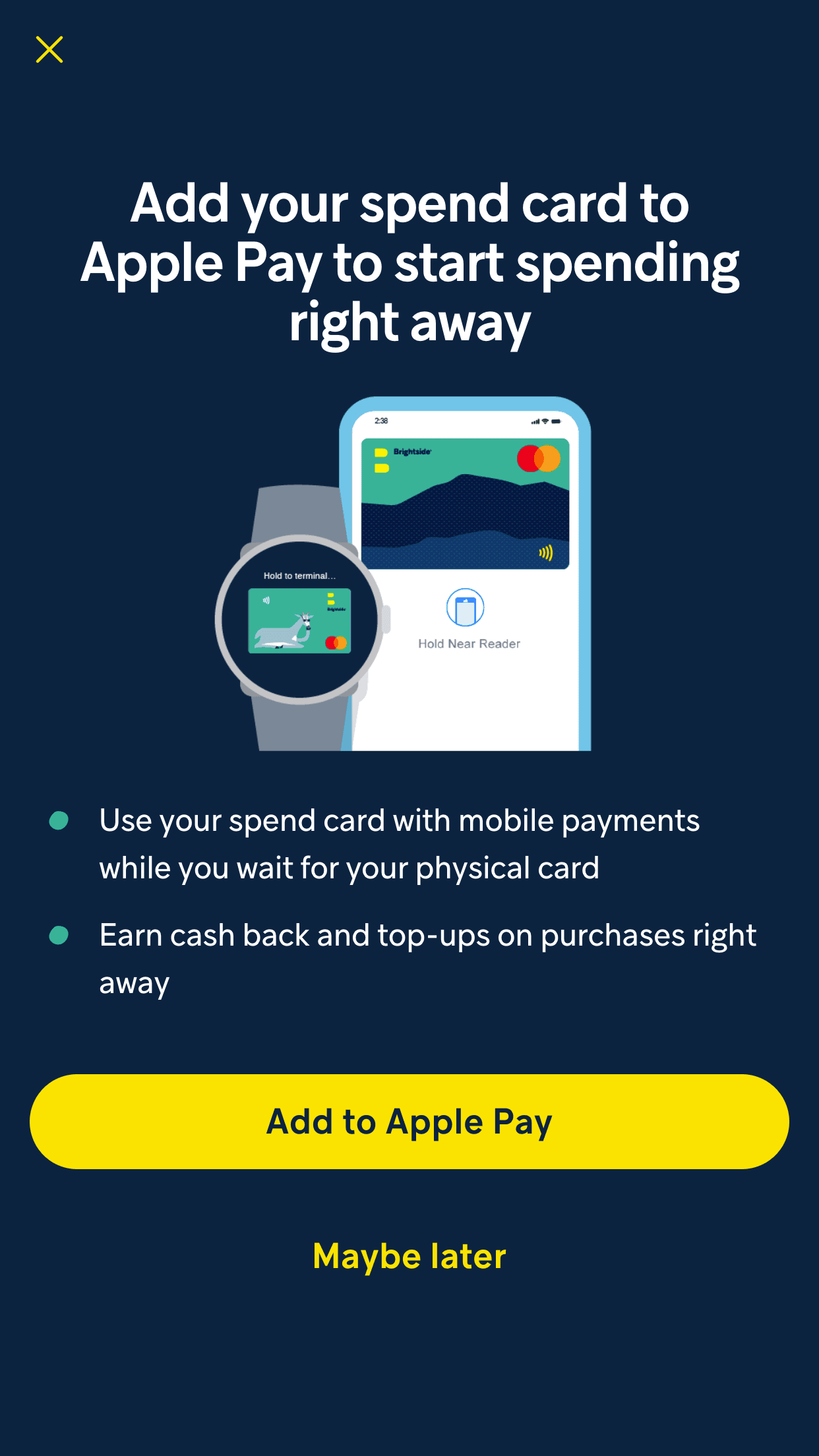 Brightside app screenshot 2